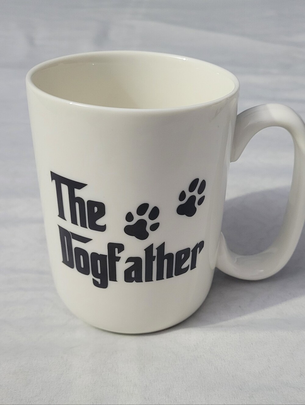 The Dogfather White Ceramic Pet Lover Mug